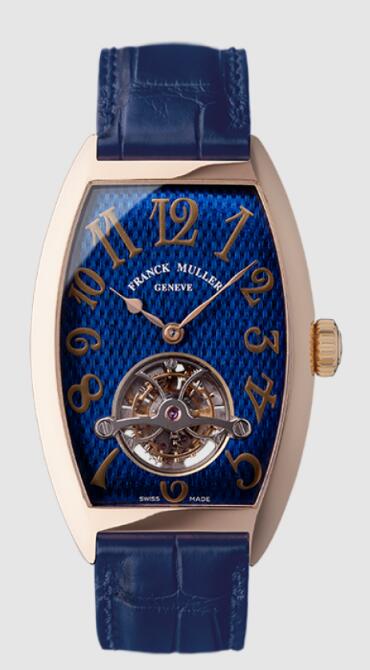 Franck Muller CINTREE CURVEX TOURBILLON 30th Replica Watch 2851TDAM 3N Blue Dial